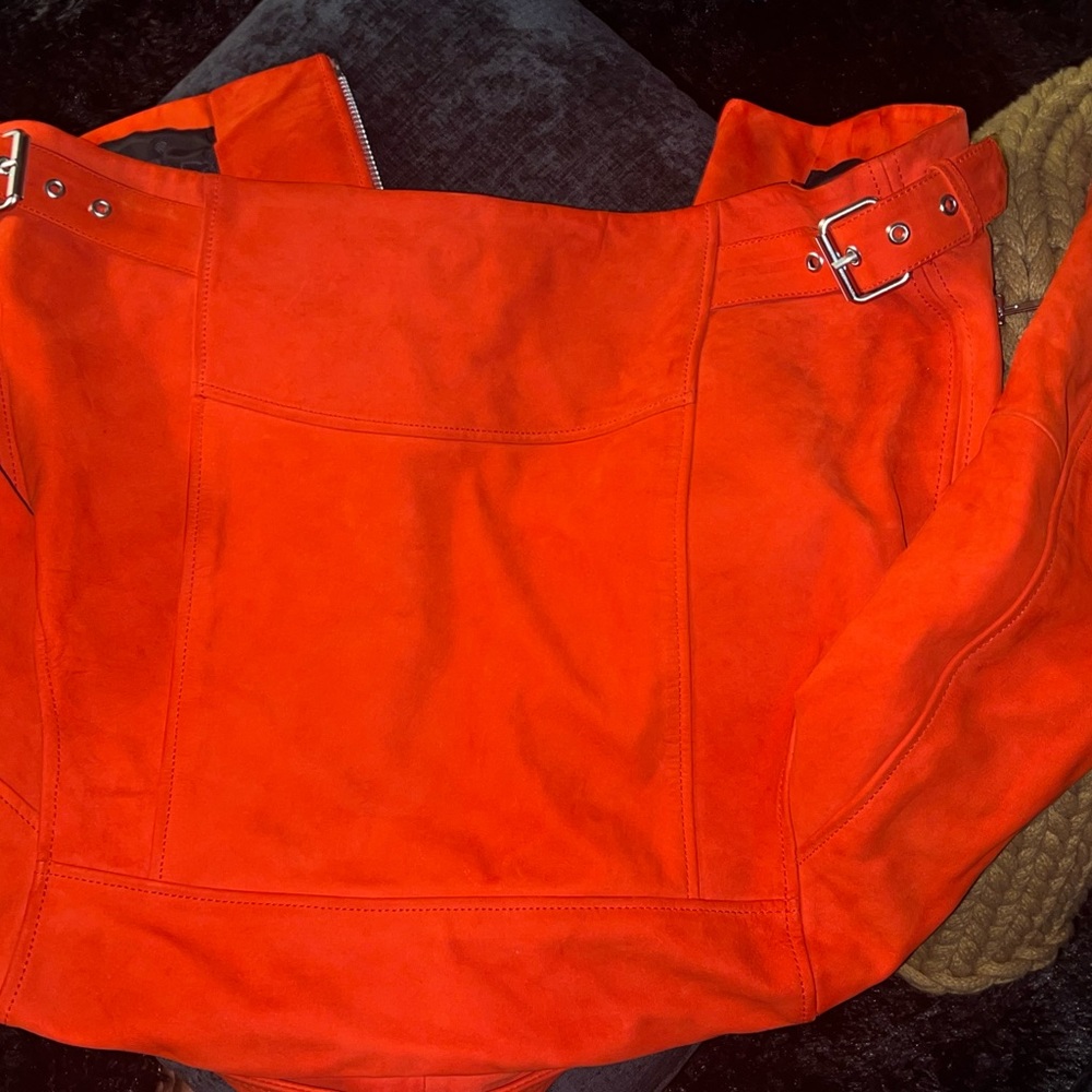ASOS Red Suede Jacket - Picture 4 of 4